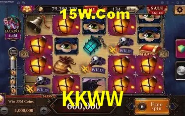 Sessão de jogo em andamento no aplicativo KKWW para Android